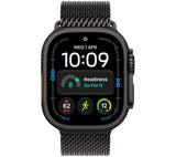 APPLE Watch Ultra 4 GPS + Cellular - 49mm Black Titanium Case with Black Titanium Milanese Loop, Large - Pristine