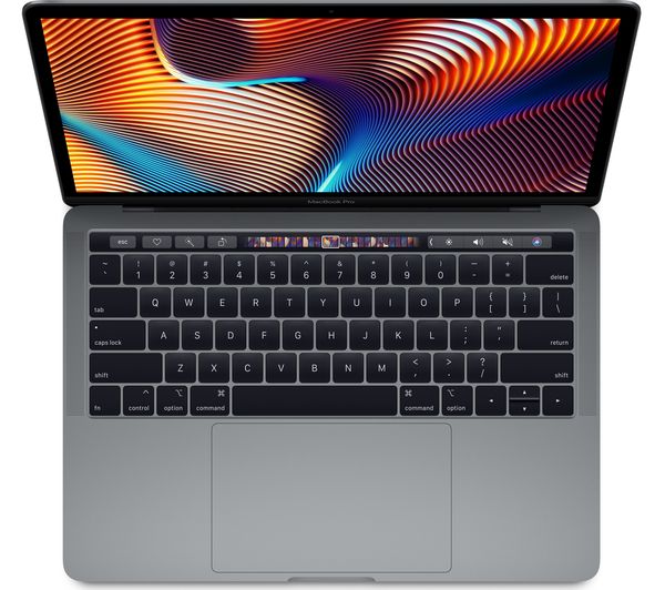 APPLE 13" MacBook Pro with Touch Bar (2019) - 16GB RAM, 512GB SSD, Space Grey - Good