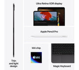 APPLE 13" iPad Pro Cellular (2024) - 512 GB, Silver - Pristine