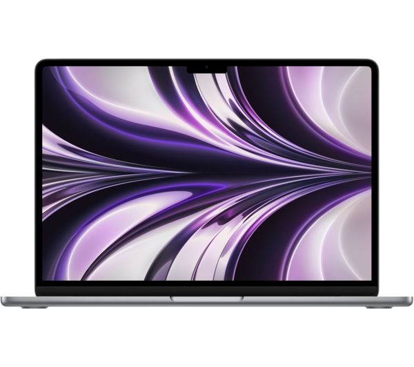 APPLE MacBook Air 13.6" (2022) - M2, 8GB RAM, 256GB SSD, Space Grey