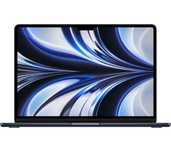 APPLE MacBook Air 13.6" (2022) - M2, 8GB RAM, 512GB SSD, Midnight