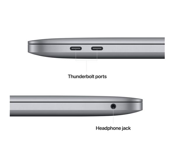 APPLE MacBook Pro 13.3" (2022) - M2, 8GB RAM, 256GB SSD, Space Grey - Very Good