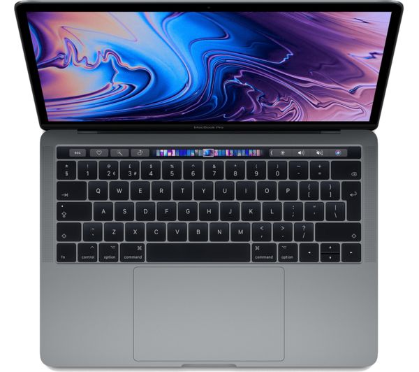 APPLE MacBook Pro 13" with Touch Bar - 16GB RAM, 256GB SSD, Space Grey (2018) - Good