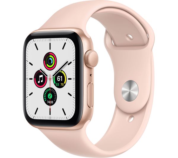 APPLE Watch SE 1 - Gold Aluminium with Pink Sand Sports Band
