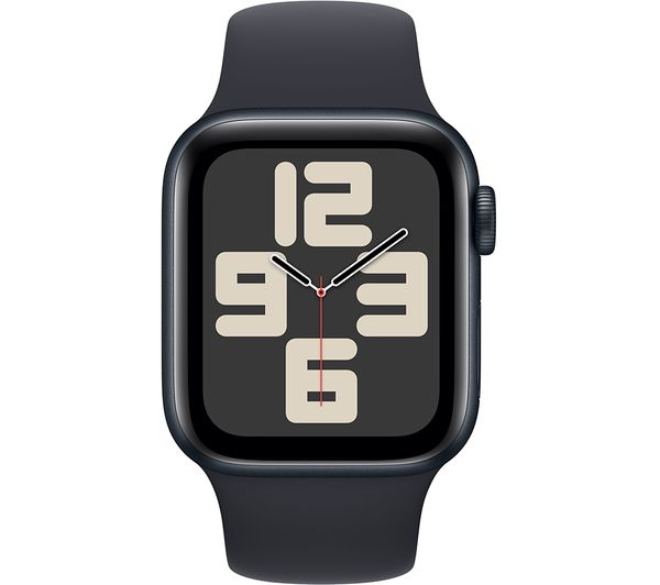 APPLE Watch SE (2023) - 40 mm Midnight Aluminium Case with Midnight Sports Band, S/M - Pristine