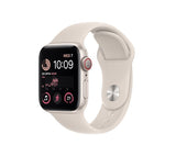 APPLE Watch SE 2 Cellular (2022) - Starlight with Starlight Sports Band, 40mm - Very Good