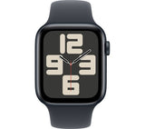 APPLE Watch SE - 44mm Midnight Aluminium Case with Midnight Sport Band, S/M - Good