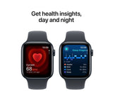 APPLE Watch SE - 44mm Midnight Aluminium Case with Midnight Sport Band, S/M - Good