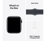APPLE Watch SE - 44mm Midnight Aluminium Case with Midnight Sport Band, S/M - Good