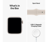 APPLE Watch SE 2 Cellular (2022) - Starlight with Starlight Sports Band, 40mm - Very Good