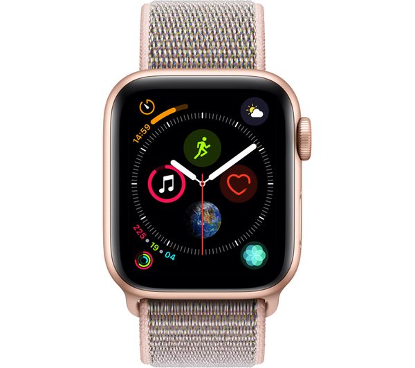 APPLE Watch Series 4 GPS - Gold & Pink Sand Sports Loop, 40mm - Acceptable