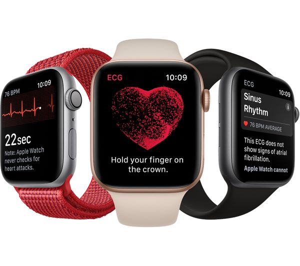 Apple Watch Series 4 GPS Space Grey Aluminium with Black Sports Band Tech Market