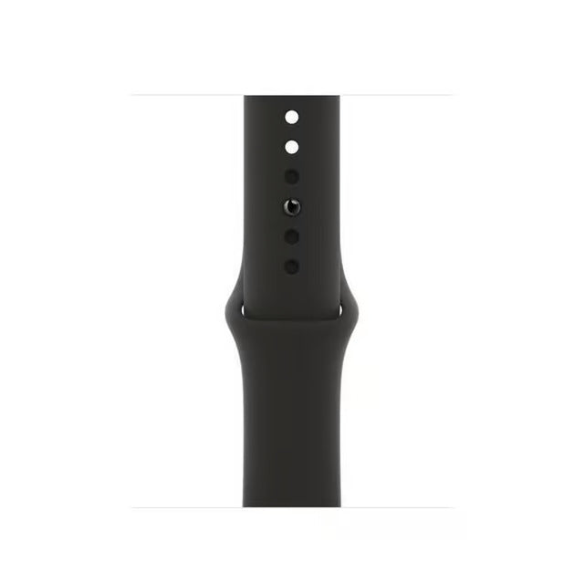 APPLE Watch Series 5 GPS + Cellular - Silver Aluminium with Black Sports Band, 40mm  - Acceptable