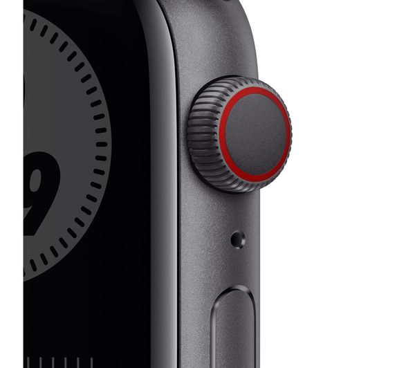 Apple Watch Series 6 GPS + Cellular - 44mm Space Grey Aluminium Case with Black Nike Sports Band - Acceptable