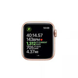 APPLE Watch Series 6 GPS - Gold Aluminium with Black Sports Band - 40mm - Acceptable