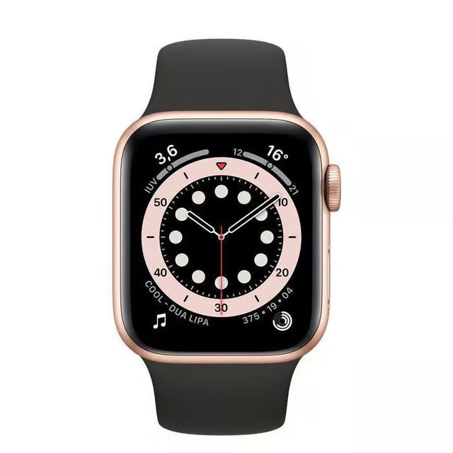 APPLE Watch Series 6 GPS - Gold Aluminium with Black Sports Band - 40mm - Acceptable