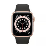 APPLE Watch Series 6 GPS - Gold Aluminium with Black Sports Band - 40mm - Acceptable