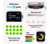 APPLE Watch Series 6 GPS - Space Grey Aluminum with Black Nike Sports Band, 44mm - Acceptable (SCREEN POOR)
