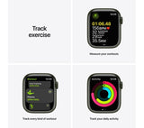 APPLE Watch Series 7 GPS + Cellular - Green Aluminium with Clover Sports Band, 41mm - Very Good