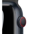 APPLE Watch Series 7 Cellular 4G - Midnight Aluminium with Anthracite & Black Nike Sport Band, 45mm - Good