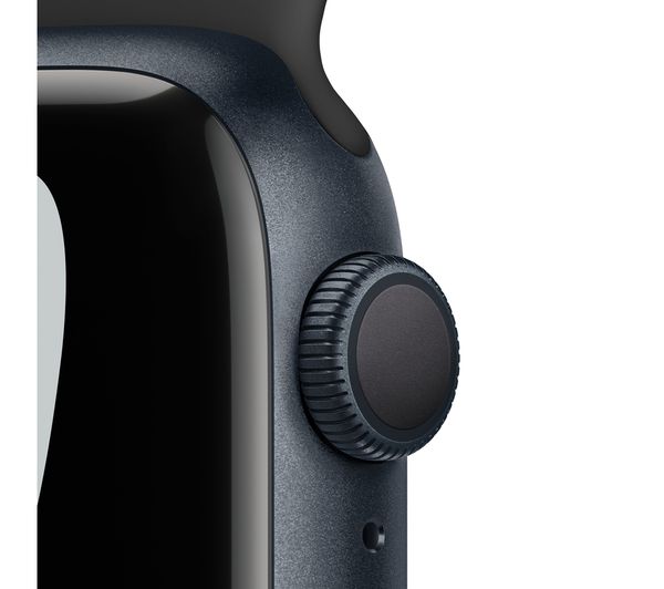 APPLE Watch Series 7 - Midnight Aluminium with Anthracite & Black Nike Sport Band, 45mm - Acceptable