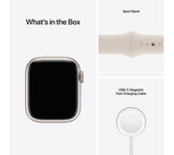 Apple Watch Series 7 GPS - Starlight Aluminium with Starlight Sport Band - 41mm - Good