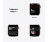 Apple Watch Series 7 GPS - Starlight Aluminium with Starlight Sport Band - 41mm - Good