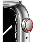 APPLE Watch Series 7 Cellular - Silver Stainless Steel with Silver Milanese Loop, 45mm - Pristine