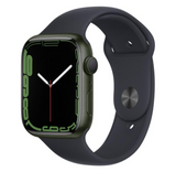 APPLE Watch Series 7 GPS - Green Aluminium with Midnight Sports Band, 41mm - Good