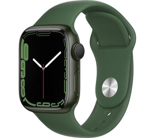 APPLE Watch Series 7 - Green Aluminium with Clover Sports Band
