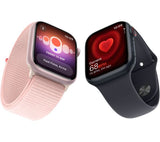 Apple Watch Series 9 GPS + Cellular, 41mm Starlight Aluminium Case with Starlight Sport Band - S/M - Good