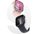 Apple Watch Series 9 GPS + Cellular, 41mm Starlight Aluminium Case with Starlight Sport Band - S/M - Good