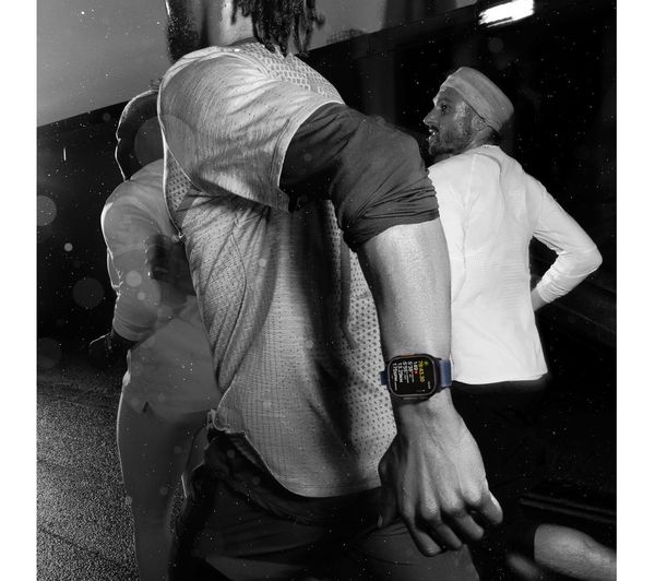 APPLE Watch Ultra 2 Cellular - 49 mm Black Titanium Case with Dark Green Alpine Loop, Medium - Pristine