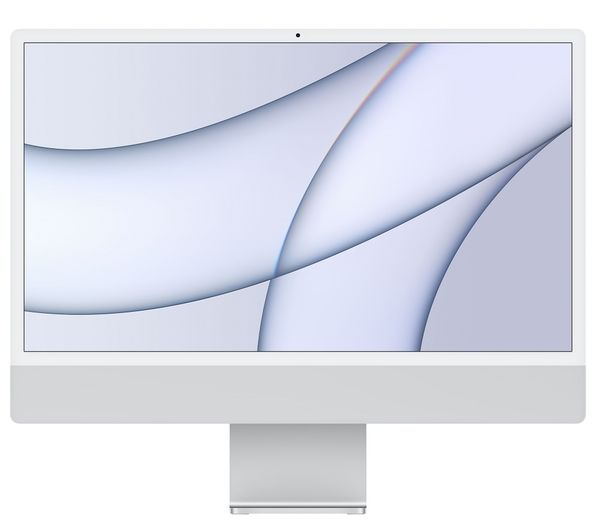 APPLE iMac 4.5K 24" (2021) - M1, 8GB RAM, 256GB SSD, Silver
