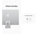 APPLE iMac 4.5K 24" (2021) - M1, 8GB RAM, 256GB SSD, Silver - Pristine