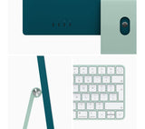 APPLE iMac 4.5K 24" (2021) - M1, 8GB RAM, 256GB SSD, Green - Pristine