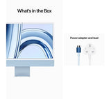 Apple iMac 24" (2023) M3 8GB RAM 512GB SSD Blue – Pristine
