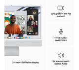 APPLE iMac 4.5K 24" (2023) - M3, 8GB RAM, 256 GB SSD, Silver Pristine