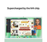 APPLE iMac 4.5K 24" (2024) - M4, 16GB RAM, 256GB SSD, Green – Pristine