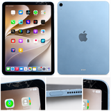 APPLE iPad Air 11-inch (M4, 2026) - 256GB Wi-Fi, Blue - Acceptable (Cracked Glass, Fully Working)