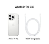 APPLE iPhone 16 Pro - 256 GB, White Titanium - Very Good