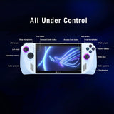 ASUS ROG Ally RC71L Handheld Gaming Console - AMD Ryzen Z1 Extreme, 16GB RAM, 512GB SSD, White - Very Good