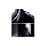 Close-up of a car's exhaust system with a white background