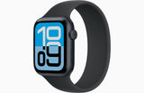 Apple Watch SE 3 GPS + Cellular, 44mm Midnight Aluminium Case with Black Solo Loop - Size 6 - Pristine