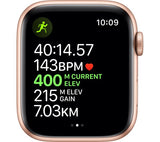 Apple Watch Series 5 Cellular 44mm Gold Aluminium with Pink Sand Sport Band – Good