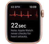 Apple Watch Series 5 Cellular 44mm Gold Aluminium with Pink Sand Sport Band – Good