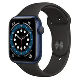 Apple Watch Series 6 GPS + Cellular - 44mm Blue Aluminium Case with Black Sport Band - Acceptable