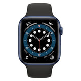 Apple Watch Series 6 GPS + Cellular - 44mm Blue Aluminium Case with Black Sport Band - Acceptable