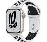 Apple Watch Series 7 GPS 41mm Starlight Aluminium with Nike Sport Band – Acceptable