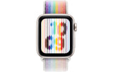 Apple Watch Series 9 GPS, 41mm Starlight Aluminium Case with Pride Edition Sport Loop - Pristine
